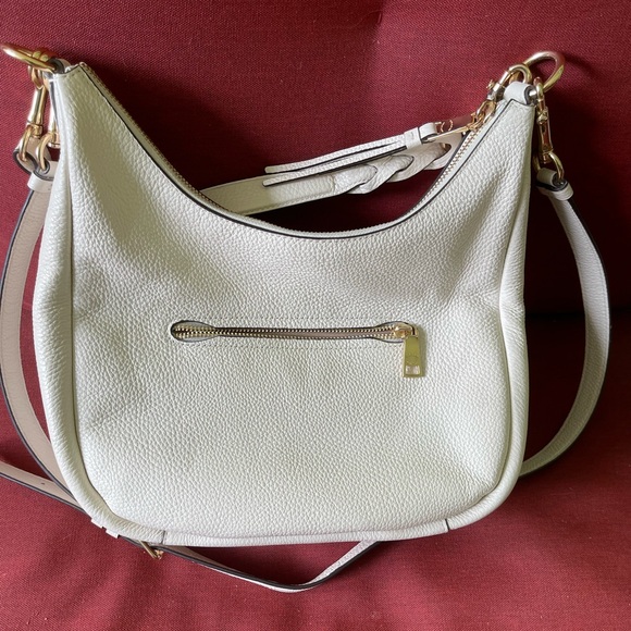 Authentic COACH Shoulder Bag Cream colored pebbled leather - Picture 2 of 14